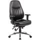Leather Office Chair - Alpha 24 Hour Leather Task Chair - Delivered Assembled