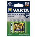 Varta AA Rechargeable Accu Battery NiMH 2100 mAh (4 Pack)