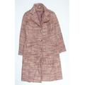 NEXT Womens Pink Overcoat Coat Size 10 Button