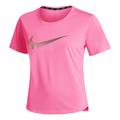 Nike Dri-Fit One Swoosh HBR Running Shirts Women - Pink, Size XS