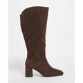 Square Toe Knee Boots Wide S