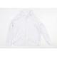 John Lewis Mens White Polyester Dress Shirt Size 42 Collared Button