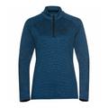 Odlo Sesvenna Lid Layer Half-Zip Long Sleeve Men - Blue, Size M