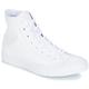 Converse ALL STAR MONOCHROME CUIR HI men's Shoes (High-top Trainers) in White. Sizes available:3.5,4.5,5.5,6,7.5,8.5,9.5,10,11,9,13,5,8,10.5,4,6.5