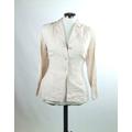 Womens Pink Suit Jacket 14 Claudia Straitor Linen Regular Hip Length Plain