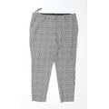 BEN DE LISI Womens Multicoloured Houndstooth Dress Pants Trousers Size 16 L26 in