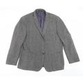 Jeff Banks Mens Grey Jacket Suit Jacket Size 48