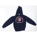 Gildan Boys Blue Cotton Pullover Hoodie Size M