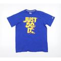 Nike Boys Blue Basic T-Shirt Size 13-14 Years