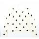 Jacqueline de Yong Womens White Polka Dot Pullover Jumper Size M