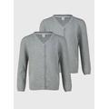 Grey Scalloped Cardigan 2 Pack 3 years