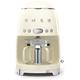 Smeg DCF02 50's Style Retro Drip Filter Coffee Machine Cream