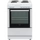 Bush DHBES60WX 60cm Single Electric Cooker - White