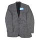 St Michael Mens Wool Houndstooth Grey Suit Jacket 38 Chest (Long)