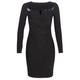 Lauren Ralph Lauren SEQUINED YOKE JERSEY DRESS women's Dress in Black. Sizes available:US 2,US 4,US 0