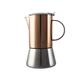La Cafetiere 4 Cup Stainless Steel Copper Stovetop