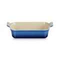 Le Creuset 26cm Deep Rectangular Baking Dish Azure Blue