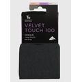 Charcoal Velvet Touch 100 Denier Tights L