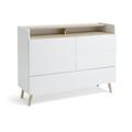 Habitat Skandi 4+1 Drawer Chest - White Two Tone