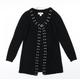 bonprix Womens Black Knit Cardigan Jumper Size S