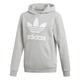 adidas TREFOIL HOODIE boys's Children's sweatshirt in Grey. Sizes available:UK XXS,11 / 12 years,13 / 14 years,5 / 6 years,9 / 10 years,8 / 9 ans,10 / 11 ans,12 / 13 ans,14 / 15 ans,15 / 16 ans