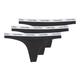 Calvin Klein Jeans CAROUSEL THONG X 3 women's Tanga briefs in Black. Sizes available:S,M,L,XS