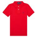 Polo Ralph Lauren FRANCHI boys's Children's polo shirt in Red. Sizes available:6 / 7 years,8 / 9 years,10 / 12 years