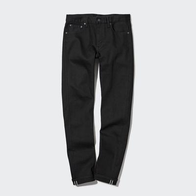 Uniqlo - Cotton Selvedge Stretch Slim Fit Jeans - Black - 28inch