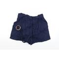 Papaya Girls Blue Cargo Shorts Size 10 Years