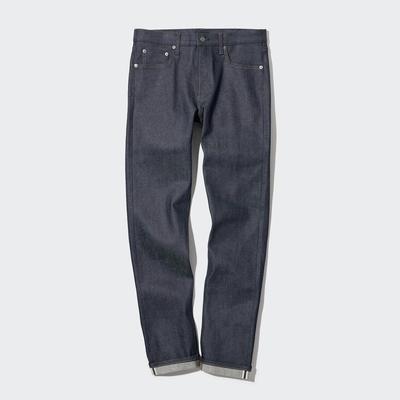 Uniqlo - Cotton Selvedge Stretch Slim Fit Jeans - Blue - 29inch