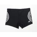 adidas Womens Black Polyester Hot Pants Shorts Size 30 in Regular