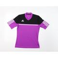 adidas Womens Purple Basic T-Shirt Size S