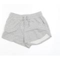 Basic Womens Grey Sweat Shorts Size S