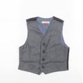 John Lewis Boys Grey Jacket Size 4 Years - Waistcoat