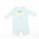 John Lewis Baby Green Geometric Babygrow One-Piece Size Newborn