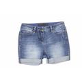 bext Womens Blue Cotton Chino Shorts Size 8 Regular