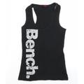 Bench Womens Black Cotton Basic Tank Size M Scoop Neck