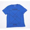 F&F Mens Blue Jersey T-Shirt Size XL