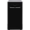 Hotpoint HSFE1B19BUKN Slimline Dishwasher - Black - F Rated