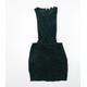 Miss Selfridge Womens Green Corduroy Pinafore/Dungaree Dress Size 6