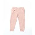 F&F Girls Pink Jogger Trousers Size 2-3 Years