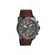 Fossil FS5855 Bronson Brown Leather Strap Watch - W10277