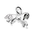 Silver Shire Horse Charm - J9272