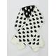 Minnie Mouse Girls White Spotted Knit Rectangle Scarf Scarves & Wraps Size Regular - Hearts