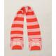 Preworn Girls Pink Striped Scarf Scarves & Wraps One Size