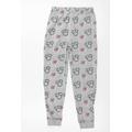 Disney Girls Grey Polyester Sweatpants Trousers Size 9-10 Years Regular - Mini mouse