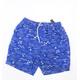 Very Boys Blue Geometric Cargo Shorts Size 13-14 Years - Swim Shorts