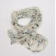 Preworn Womens Grey Floral Shawl/Wrap