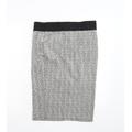 F&F Womens Grey Straight & Pencil Skirt Size 14