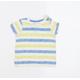 M&Co Baby Blue Striped Basic Polo Size 9-12 Months